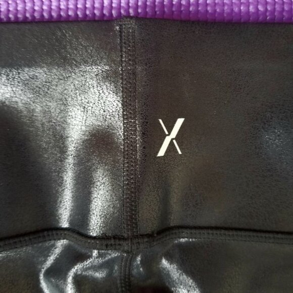 Knix black metallic bird papaya sculpt leggings size S - Picture 6 of 9